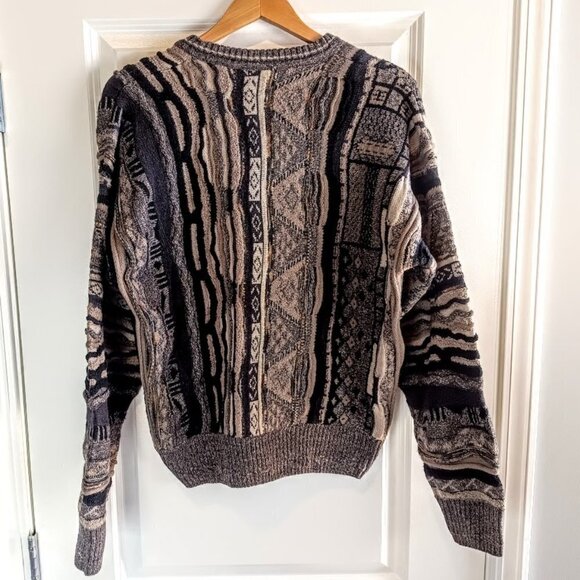 Vintage Maglificio Florence Italian Wool V-Neck Sweater - Picture 2 of 5